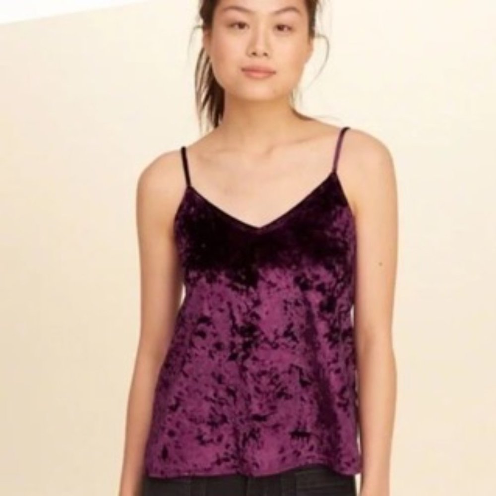 Hollister Velvet Tank Top Size L